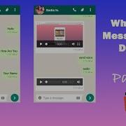 WhatsApp Message Box Design Using HTML And CSS Mini Project