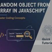 Random Objects From Array In Javascript