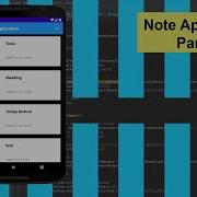 Note Application Using Sqlite Database Part 3 Android Studio Android Tutorials 2022