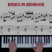 Sheet Music Basics In Behavior Part 1 The Living Tombstone Baldi S Basics Easy Piano Song