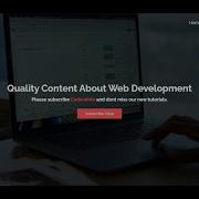 Full Screen Responsive Video Background Landing Page HTML CSS Only