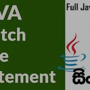 How To Use Java Switch Case Switch Case Statement Java For Beginners In Sinhala Part 08