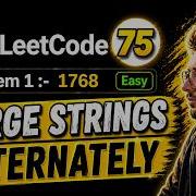 1 Leetcode 75 Blind 1768 Merge Strings Alternately Array String Python