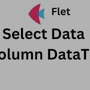 Flet Tutorial Select Data In Column DataTable