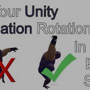 How To Fix Animation Rotation In Unity It S Simple