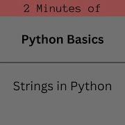Python Tutorial Python Strings In 2 Minutes