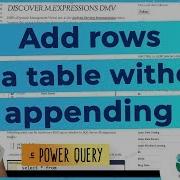 Add Append Rows And Columns To Tables Without Merging Using M In Power Query