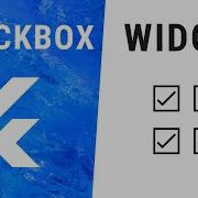 Flutter Checkbox Widget