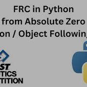 FRC Python From Absolute Zero 3V Vision For Object Following Robot XRP
