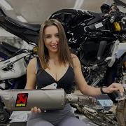 Установка полного титанового выхлопа Akrapovic на наш Yamaha R1M