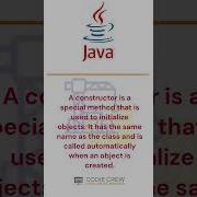 What Is A Constructor In Java Coding Programming Python Java Cprogramming Cpp Clanguague