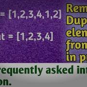Remove Duplicate Elements From List In Python Using Set