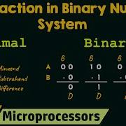 Subtraction In Binary Number System