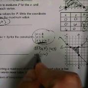 3 5 Linear Programming Constraints And Objective Functions Example