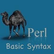 Perl Basic Syntax Of Perl Program