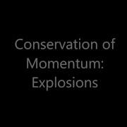 Conservation Of Momentum Explosion Problem Chart Method