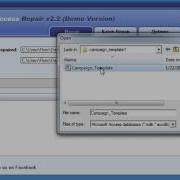 How To Use DataNumen Access Repair