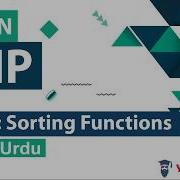PHP Array Sorting Function Tutorial In Hindi Urdu