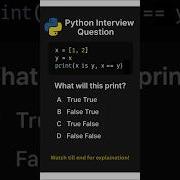 Day 25 Python Interview Questions Is Vs Explained Clearly Python Coding Shorts