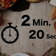 Cooking Timer 2 Minutes 20 Seconds Countdown
