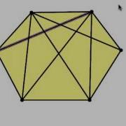 Counting The Diagonals In A Hexagon