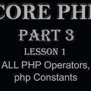 Php Tutorial Core PHP In Hindi Part 3 All Operators And Constants