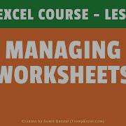 FREE EXCEL COURSE Lesson 5 Managing Worksheets In Excel