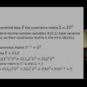 Geometric Interpretation Of The Covariance Matrix Unsupervised Learning For Big Data