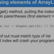 Using The ArrayList Class