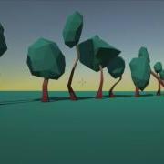 Procedural Generated Low Poly Trees