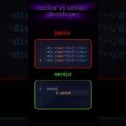 Senior Vs Junior Developer Real Difference Explained Coding Python Htmltutorial Htmlfullcourse