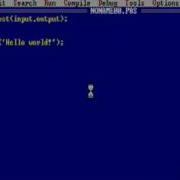 Turbo Pascal Hello World