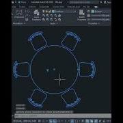 AutoCAD Dynamic Block Round Table Types