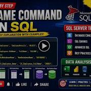 Rename Command In SQL SQL Server Training