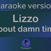 Lizzo About Damn Time Original Karaoke