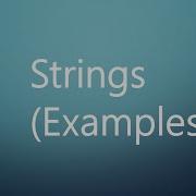 11 Strings Examples In Python Arabic