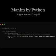 Manim By Python