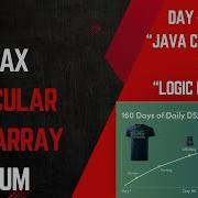 Max Circular Subarray Sum Day 12 Level Hard GeeksforGeeks 160 Days Challenge MCodeLearner