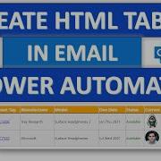 Power Automate Flow HTML Table Formatting In Email Flows SharePoint