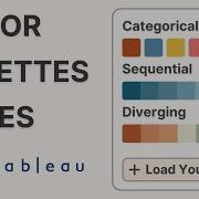 Tableau Color Palettes Explained Load Your Own Categorical Sequential Diverging Colors