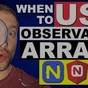 When To Use Observable Arrays In NativeScript Core Angular And Vue