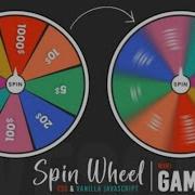 Spin Wheel Using CSS JavaScript