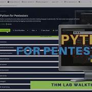 Python For Pentesters THM Walkthrough