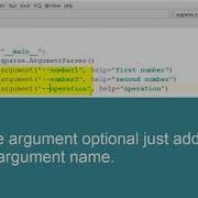 Python Tutorial 25 Command Line Argument Processing Using Argparse