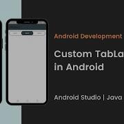 Android Custom TabLayout Android Studio Java