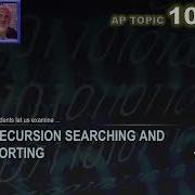 Computer Science AP Unit 10 Recursion