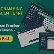 B4X Programming Attendance Tracker Demo Built With B4J For Desktop