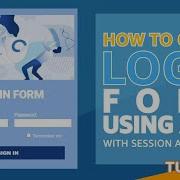 How To Create A Login Form Using Ajax With Session And Cookies PHP Tutorial