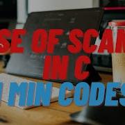 Use Of Scanf In C In 1 Min Codes Proggeek2309