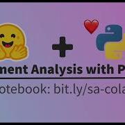 Sentiment Analysis Python Demo Using Colab